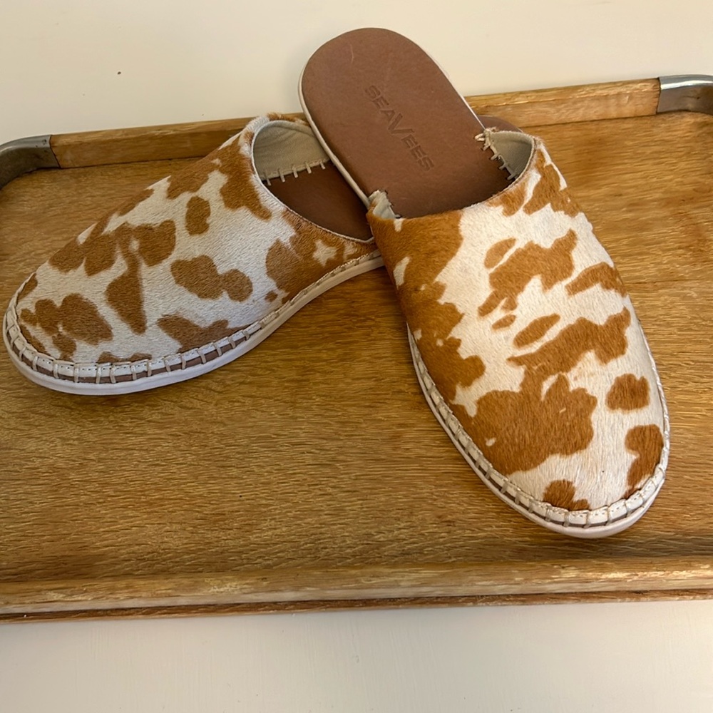 Faux Fur Seabees Mule/Clog